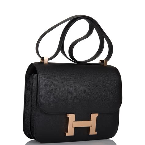 black hermes constance bag